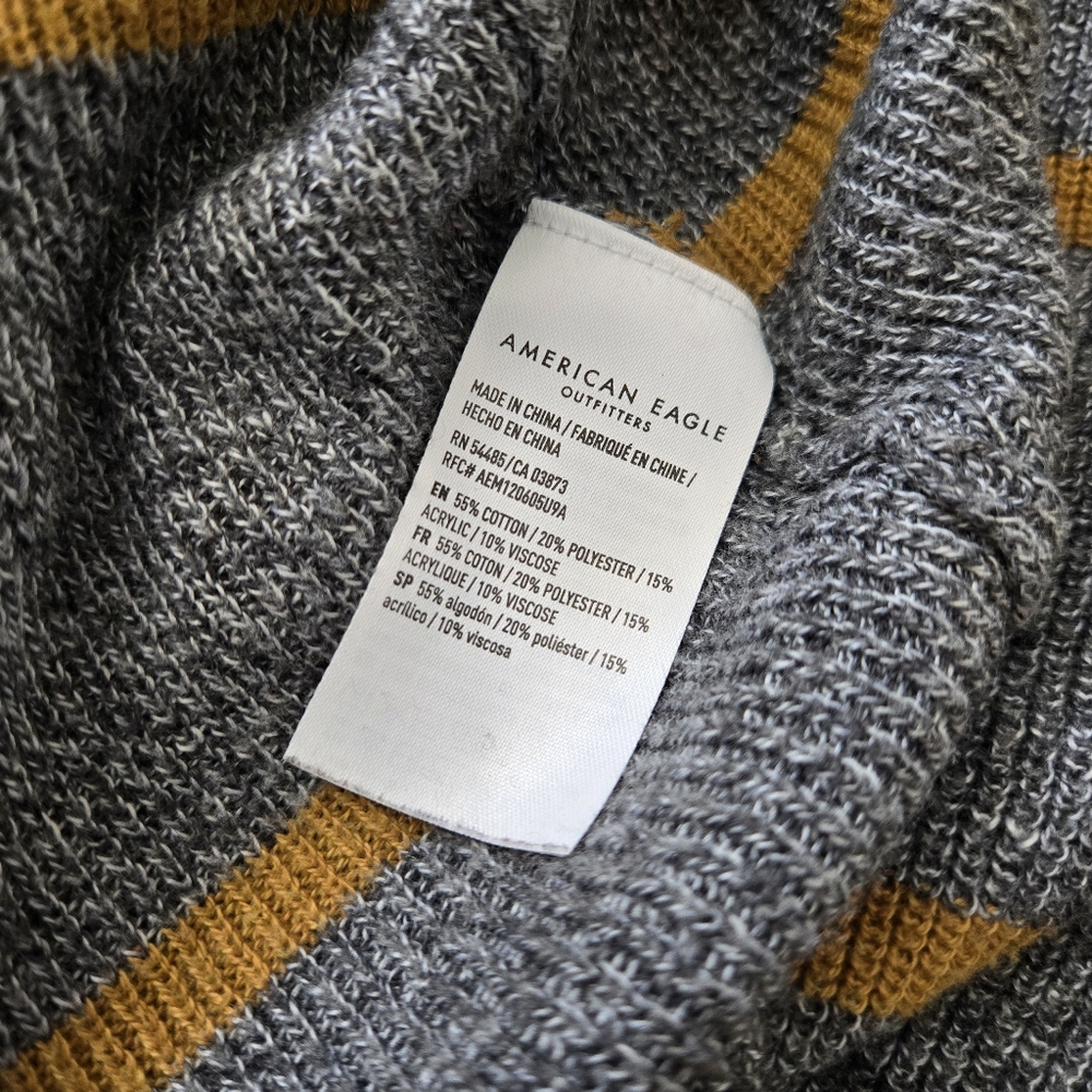 American Eagle Jegging Fit /oversized Striped Sweater - Picture 8 of 9
